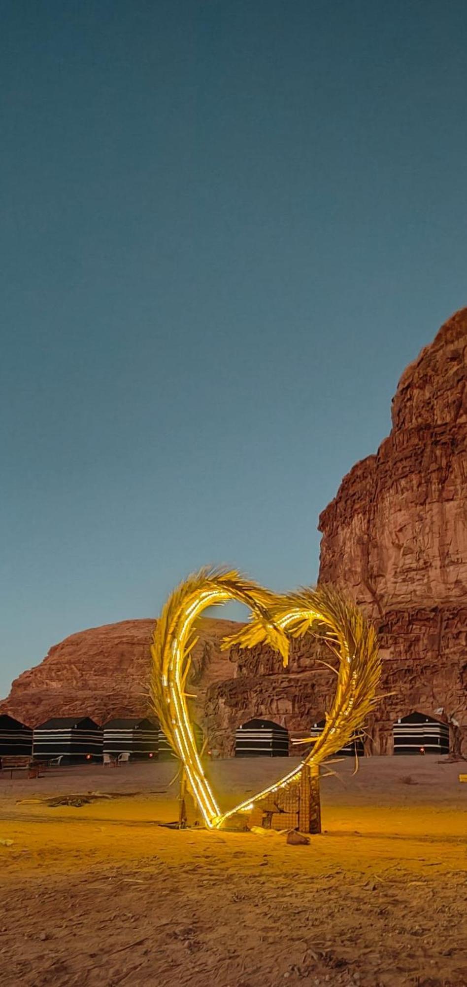 Wadi Rum Desert Heart Camp Eksteriør bilde