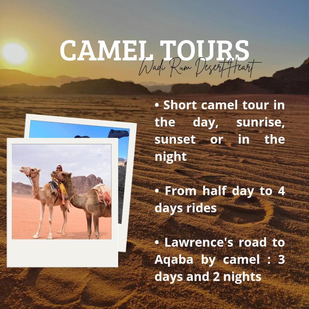 Wadi Rum Desert Heart Camp Eksteriør bilde